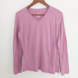 Segments 100% Merino Wool Top Size Large Base Layer Hiking